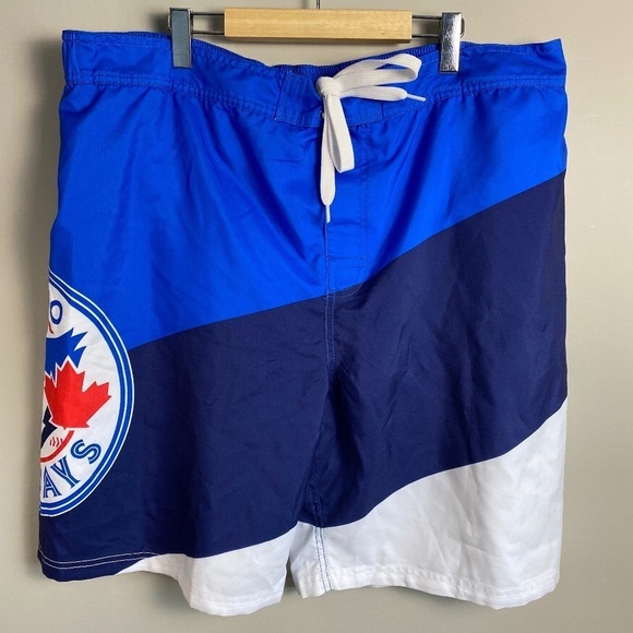 MLB Toronto Blue‎ Jays Men's Logo Board Shorts Swim Trunks Size X-large - Picture 1 of 13